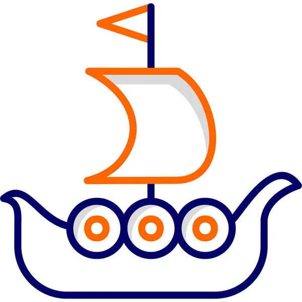 Ship Icon Vector Illustration — Stock Vector