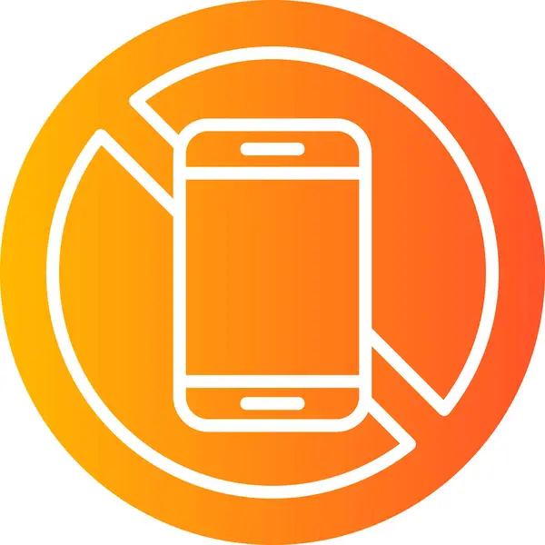Icône Téléphone Portable Illustration Vectorielle — Image vectorielle