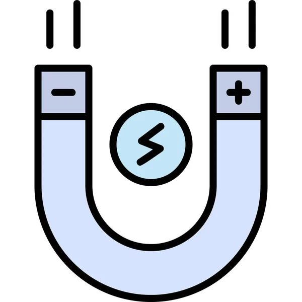 Illustrazione Vettoriale Icona Magnete — Vettoriale Stock