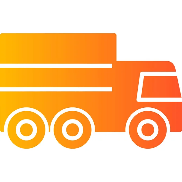 Truck Ilustração Vetor Ícone Abstrato — Vetor de Stock