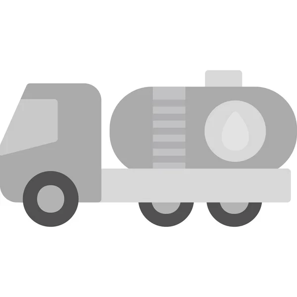 Διανυσματική Απεικόνιση Ενός Φορτηγού — Διανυσματικό Αρχείο