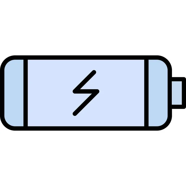 Mobiltelefon Lågt Batteri Ikon — Stock vektor