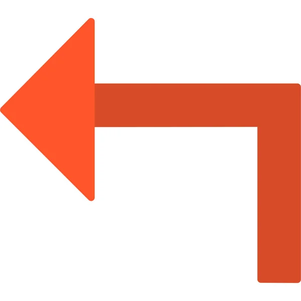 Ikona Strzałki Znak Wektor Ilustracja — Wektor stockowy