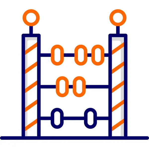 Abacus Ícone Web Ilustração Simples —  Vetores de Stock