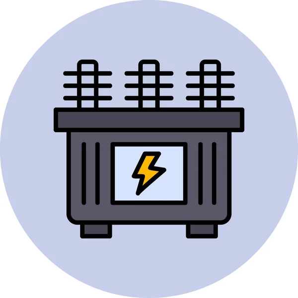 Transformator Symbol Vektor Illustration — Stockvektor