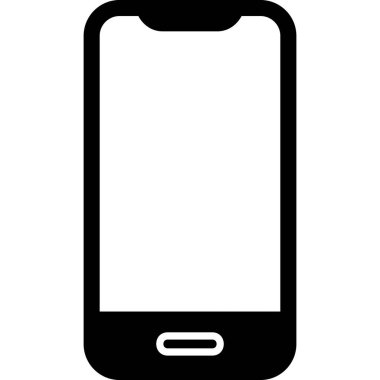 akıllı telefon simgesi vektör illüstrasyonu