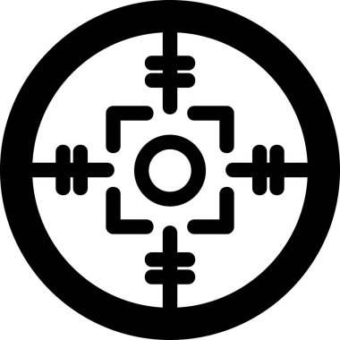 Hedef. Web simgesi basit tasarım 