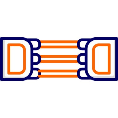 Modern b 'nin vektör illüstrasyonu eksik simgesi