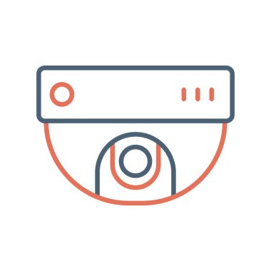 cctv modern simgesinin vektör illüstrasyonu