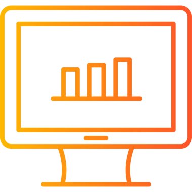 grafik ikonu vektör illüstrasyonu