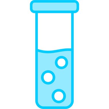 test tübü web simgesi basit tasarım