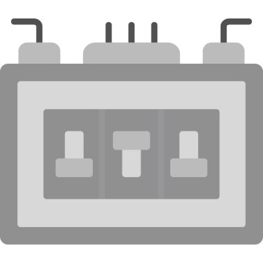 Sigorta Kutusu modern simgesi, vektör illüstrasyonu