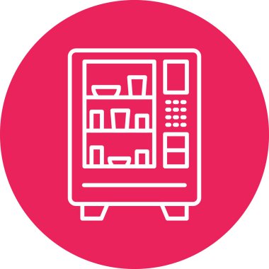 Satış makinesi. Web simgesi basit tasarım