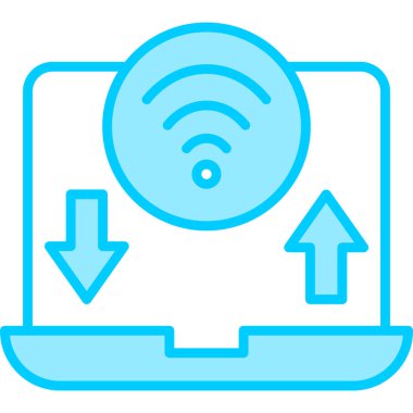 wifi simgesi vektör illüstrasyonu