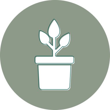 plant pot, vector illustration 