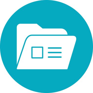 Belge simgesinin vektör illüstrasyonu