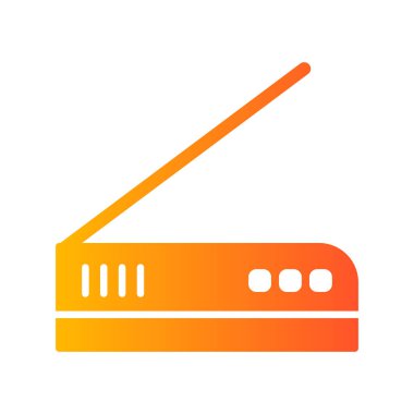 Tarayıcı simgesinin vektör illüstrasyonu