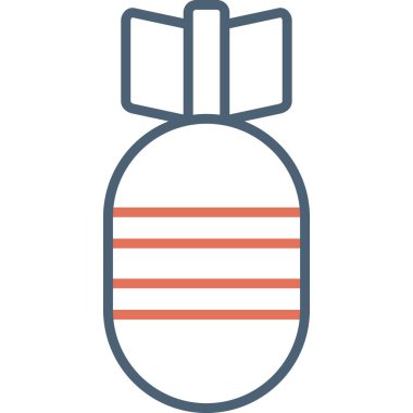 Bomba. Web simgesi basit illüstrasyon