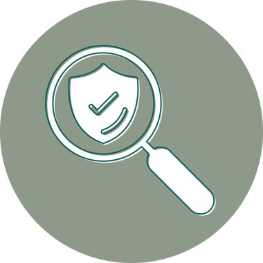 Büyüteçle büyüteç düz tasarım vektör çizimi