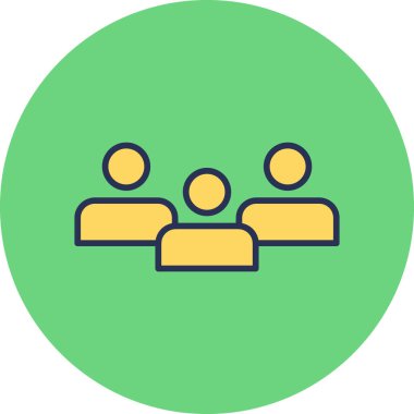 İnsan simgesinin vektör illüstrasyonu