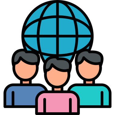 genel iş hattı vektör simgesi