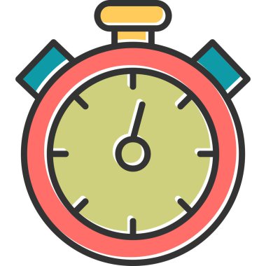 Kronometre Web simgesi basit tasarım