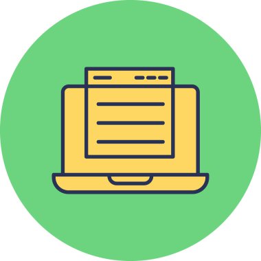 vector illustration of abstract website