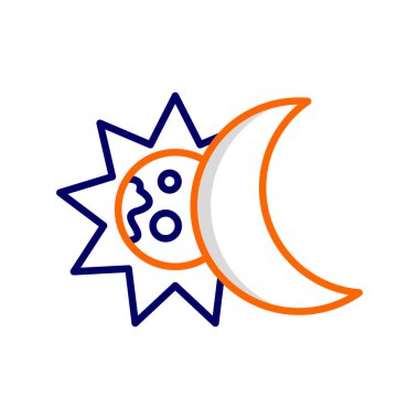 Ayın soyut web renk çizimi  