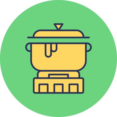 vector illustration of Cooking web icon