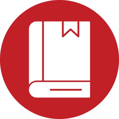 Kitap. Web simgesi basit illüstrasyon