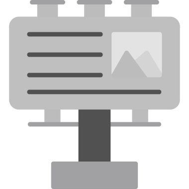 Ben Bill. Web simgesi basit illüstrasyon