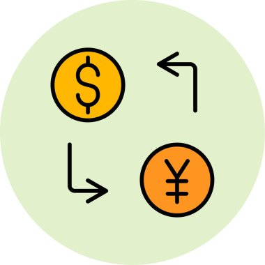 Dönüşüm. Web simgesi vektör illüstrasyonu