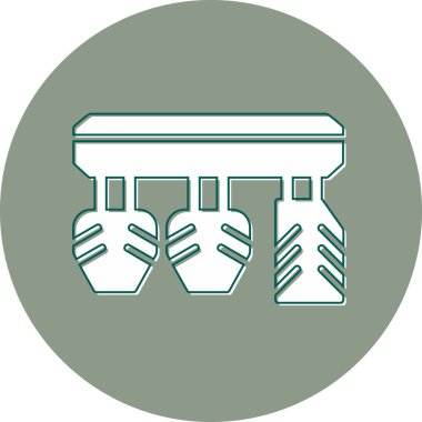 Pedallar araba modern simge, vektör illüstrasyonu