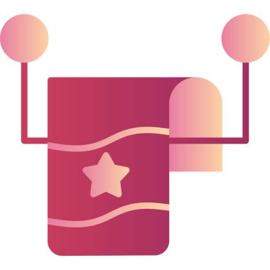 Tuvalet kağıdı. Basit illüstrasyon