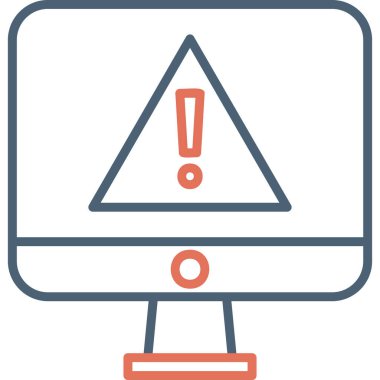 uyarı simgesi vektör illüstrasyonu