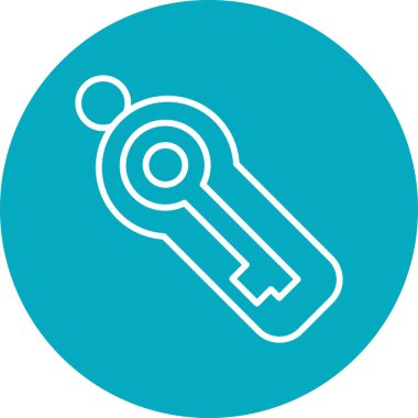 Anahtar simgesi web simgesi basit illüstrasyon