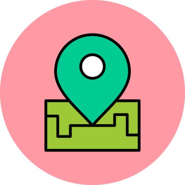 Yer tutucu. Web simgesi basit illüstrasyon