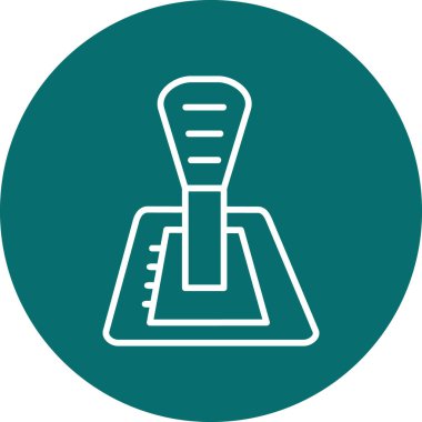 Bir kalem simgesinin vektör illüstrasyonu