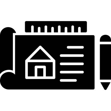 - Mimar. Web simgesi basit illüstrasyon