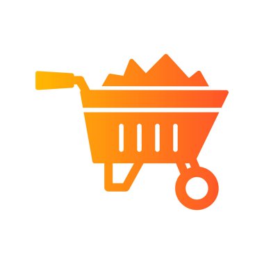 wheelbarrow with shopping cart and trolley vector illustration design