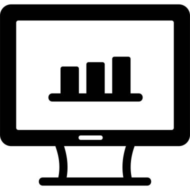 grafik ikonu vektör illüstrasyonu