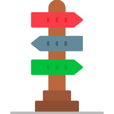 Yönlendirme web simgesi basit illüstrasyon