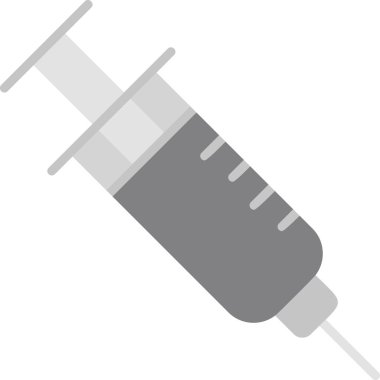 Şırınga. Web simgesi basit illüstrasyon