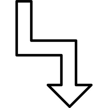 satır ok simgesi, vektör illüstrasyonu