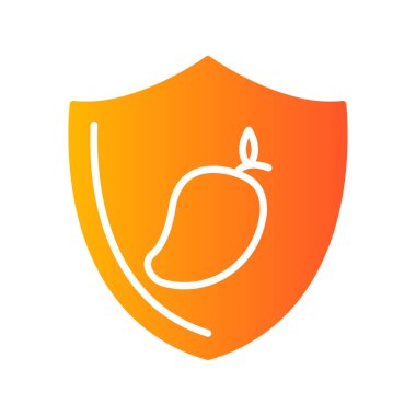 Gıda Kalkanının vektör simgesi