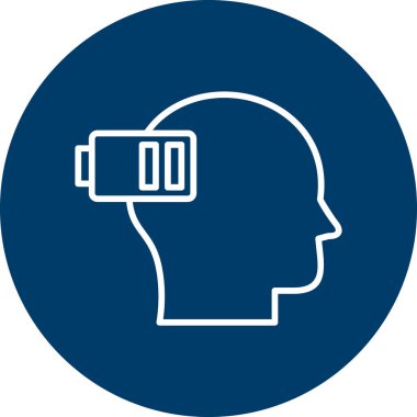 Yorgun konsept renk vektörü çizimi