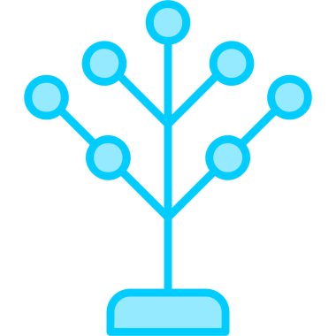 Filogenetik modern simge, vektör illüstrasyonu