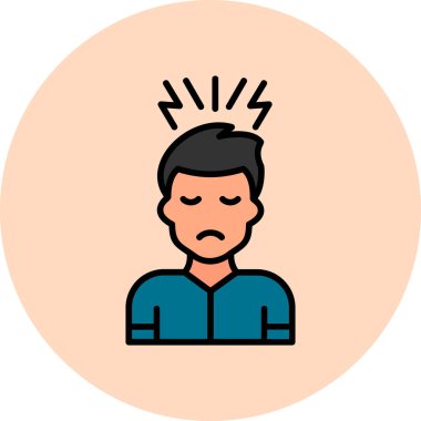 man with a beard and a sad face