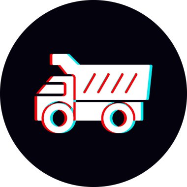 araç web simgesi basit illüstrasyon