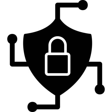 kalkan simgesi, vektör illüstrasyonu basit tasarım